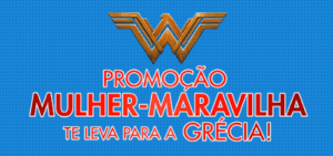 Promoção Saraiva Mulher-maravilha te leva para a Grécia