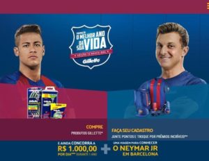 Promoção P&G Gillette "O melhor ano da sua vida" | 365 mil + viagem