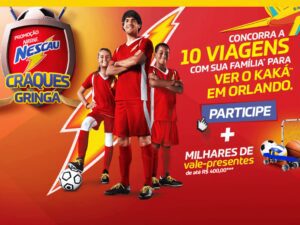 Promoção Nestlé Nescau Craques na Gringa