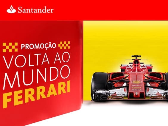 Promoção Santander volta ao Mundo Ferrari