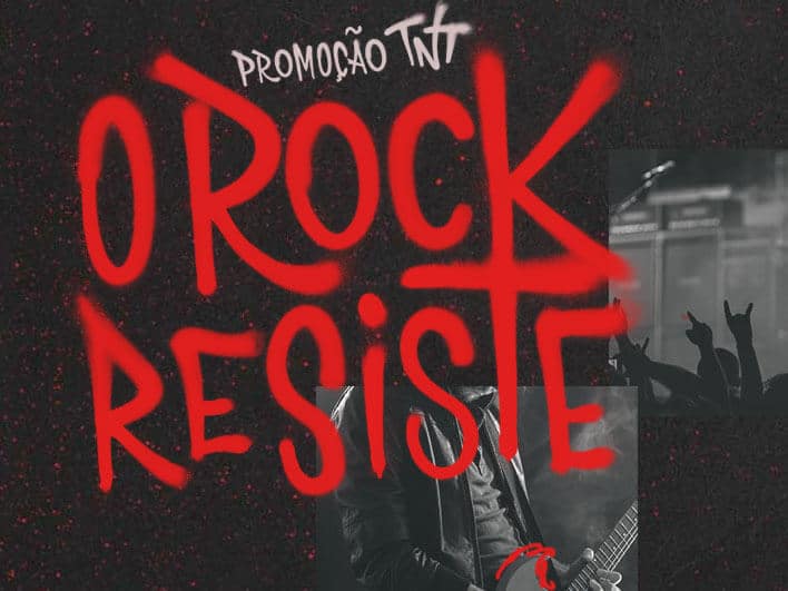 Promoção TNT O Rock resiste 2017