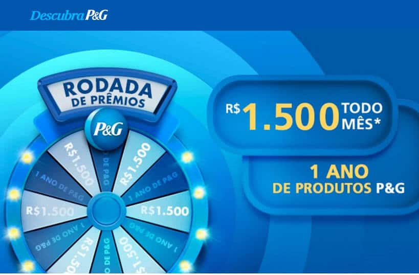 Promoção Descubra P&G Rodada de Prêmios