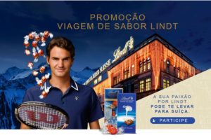 Promoção viagem de sabor chocolate Lindt