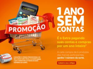 Promoção Extra um ano sem contas