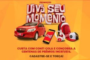 promoção Cont Cola viva seu momento