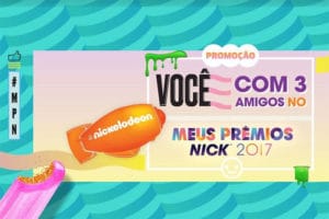 Promoção Riachuelo Nickelodeon, você e 4 amigos no Prêmios Nick