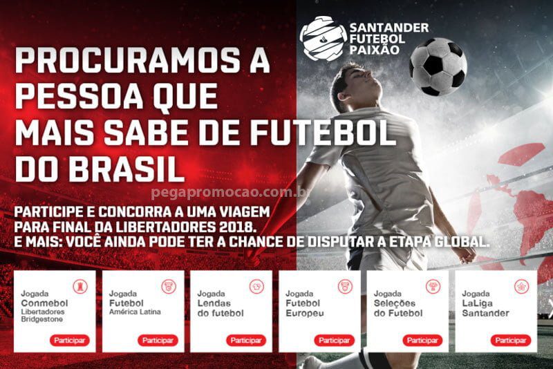 Concurso Santander Futebol Paixão