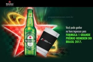 Promoção Heineken Formula 1 ingressos para o GP do Brasil 2017