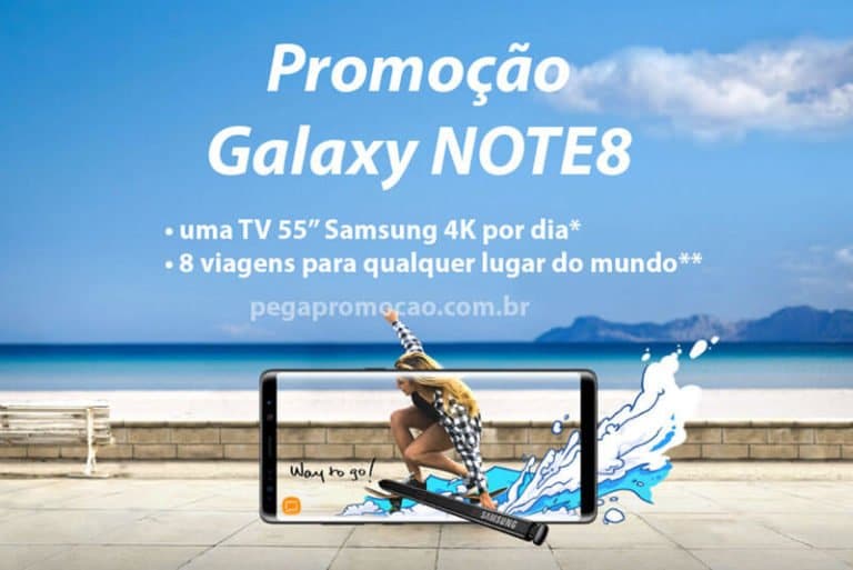 Promoção Galaxy Note 8