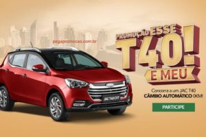 Promoção JAC Motors 2018 Esse T40 é meu