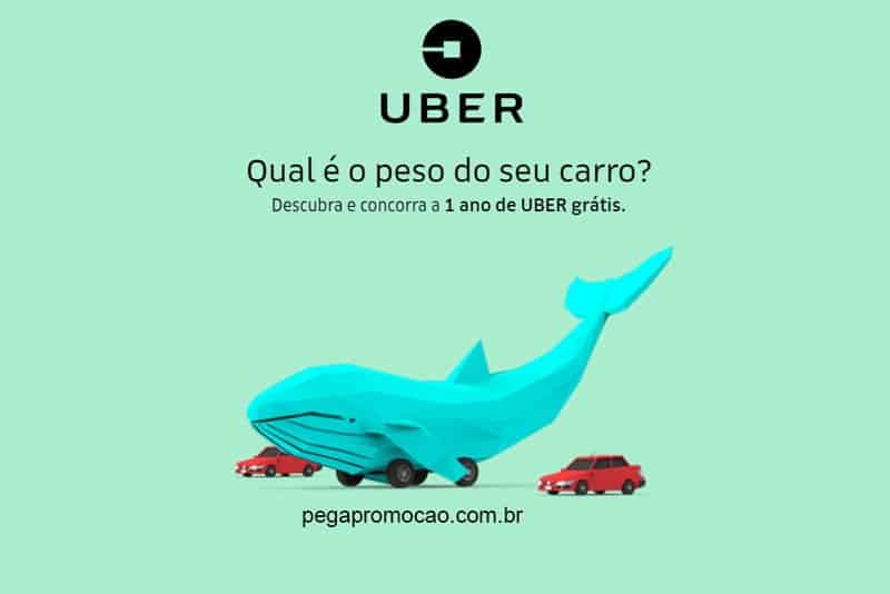 Promoção Uber 2018 - Um ano de carro grátis