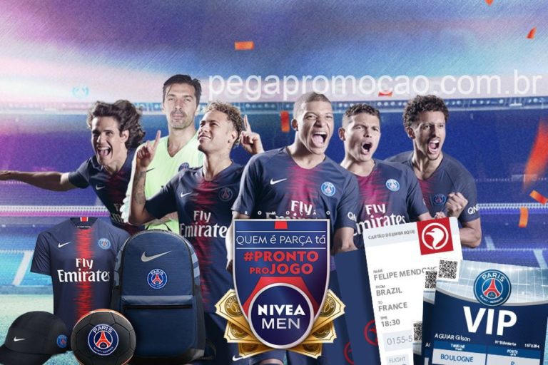 Promoção Nivea Men Neymar e PSG - Pronto Pro Jogo