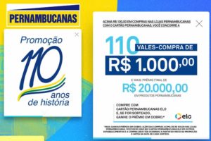 Promoção Lojas Pernambucanas 2018