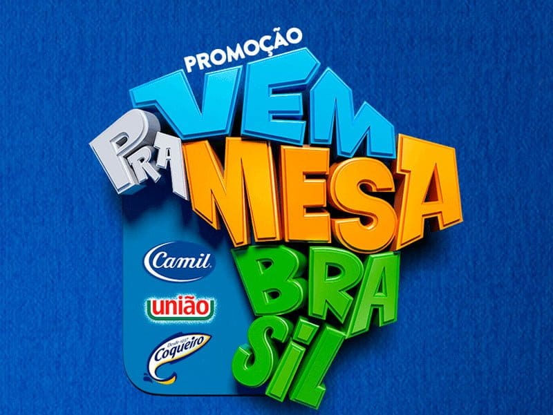 Promoção Camil, União e Coqueiro Vem Pra Mesa Brasil