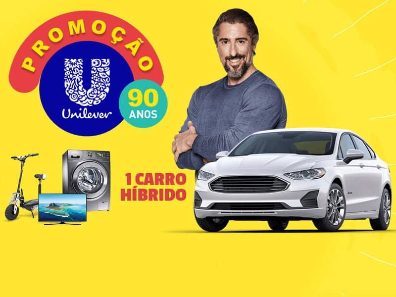 Promoção Unilever 90 anos sorteia um carro e centenas de prêmios.