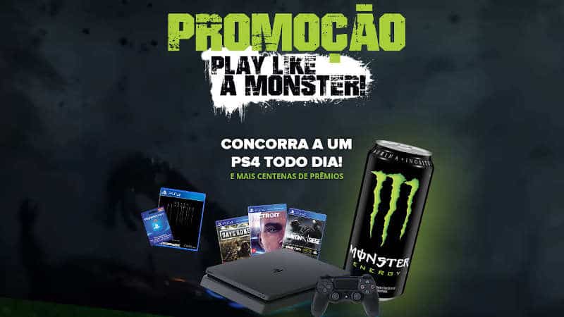 Promoção Play Like a Monster