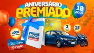 Promoção Tenda 18 anos