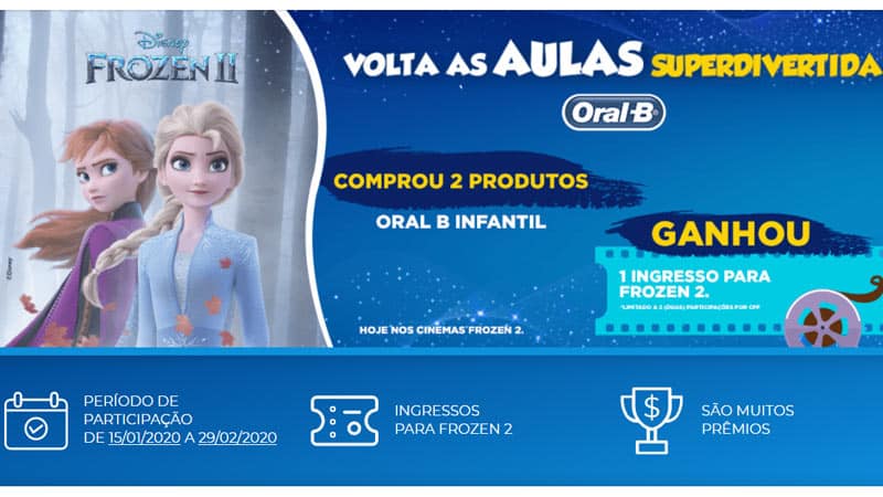 Promoção P&G Frozen 2 Volta às Aulas 2020