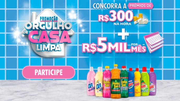 Promoção Orgulho de Casa Limpa Pinho, Ajax e Ola