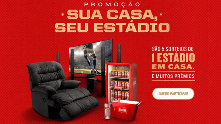 Promoção Brahma 2020 - Sua Casa Seu Estádio