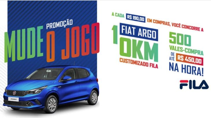 Promoção Fila Mude o Jogo 2020: Concorra a um carro Zero