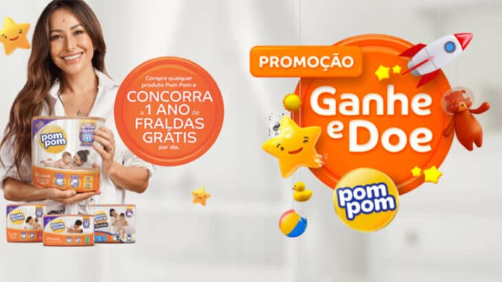 Promoção Promoção PomPom Sabrina Sato: Um ano de fraldas