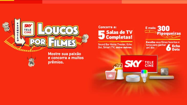 Promoção Sky Louco por Filmes