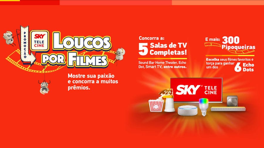 Promoção Sky Louco por Filmes