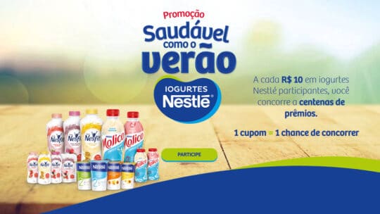 Promoção Iogurtes Nestlé Saudável Como o Verão