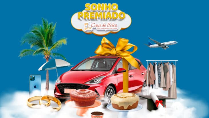 Promoção Casa de Bolos Sonho Premiado