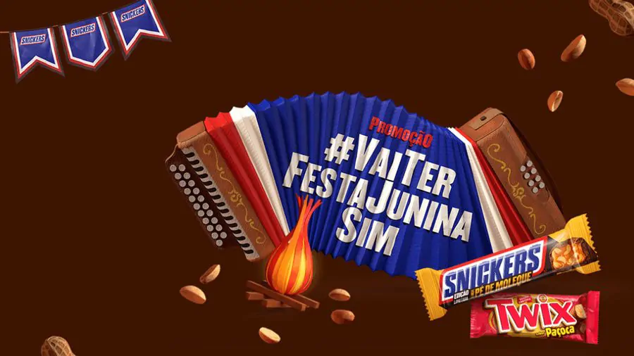 Promoção Snickers Twix vai ter festa Junina Sim