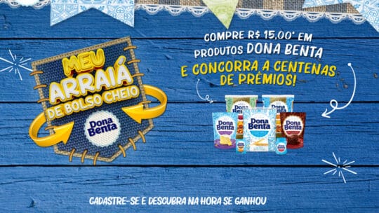 Promoção Dona Benta 2021 Meu Arraiá de Bolso Cheio