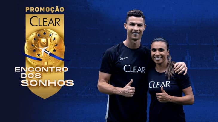 Promoção Clear 2021 Viagem dos sonhos com Cristiano Ronaldo e Marta