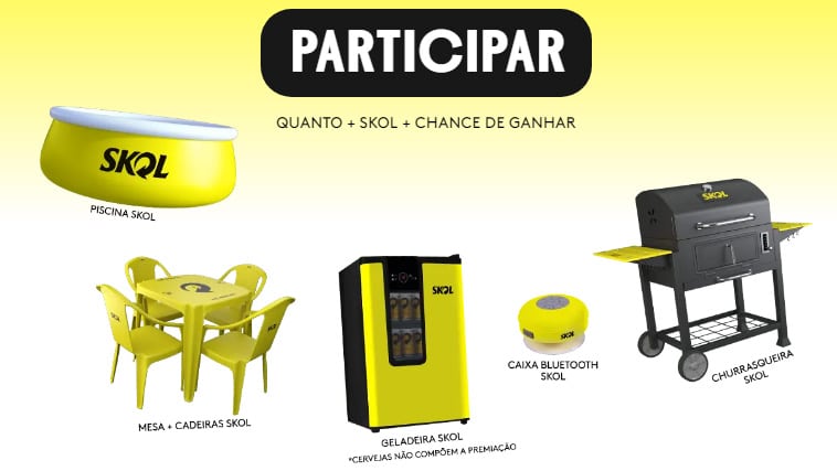 Prêmios da promoção Skol 2021