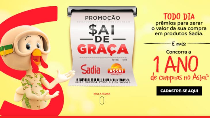 Promoção Sadia Assaí sai de graça