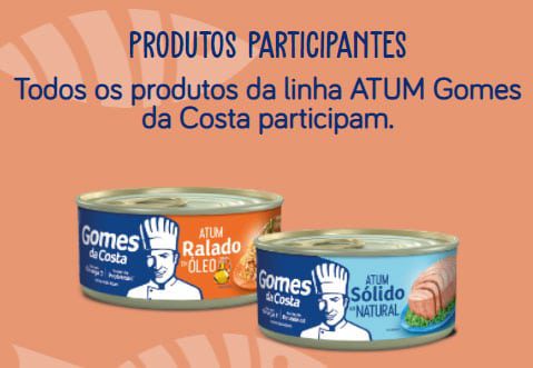 Produtos participantes Produtos da linha Atum lata: