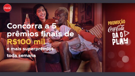 Promoção Coca Cola da o Play