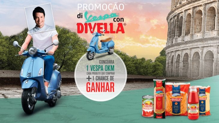 Promoção Di Vespa Com Divella