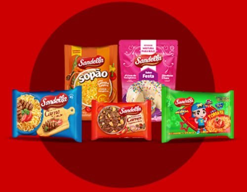 Produtos participantes Prêmios da Promoção Sandella Show de Prêmios