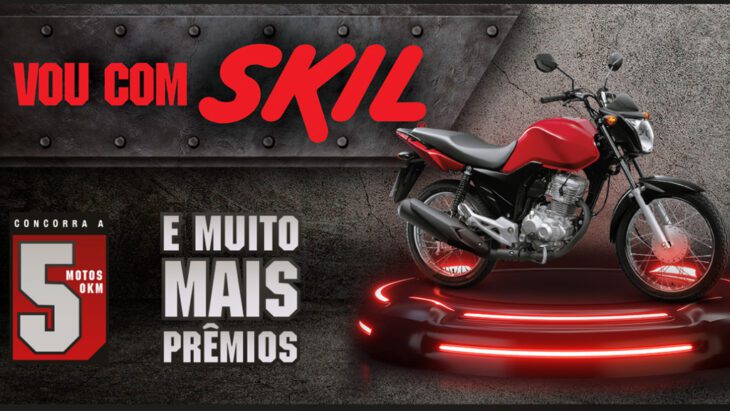 Promoção Skil 2022 - Vou com Skil - Sorteio 5 motos