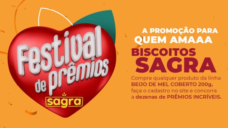 Promoção Biscoitos Sagra 2022 - Festival de prêmios