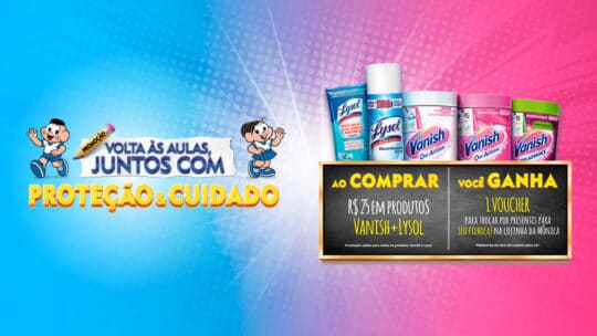 Promoção Vanish Lysol - Volta às aulas