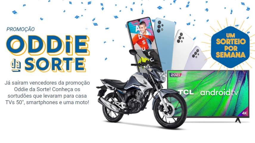 Promoção Oddie da sorte