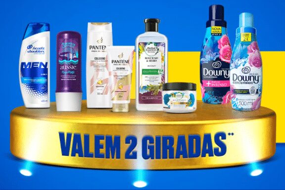 Promoção P&G 2022 Girou tá Pago: 25 mil prêmios de até R$500,00