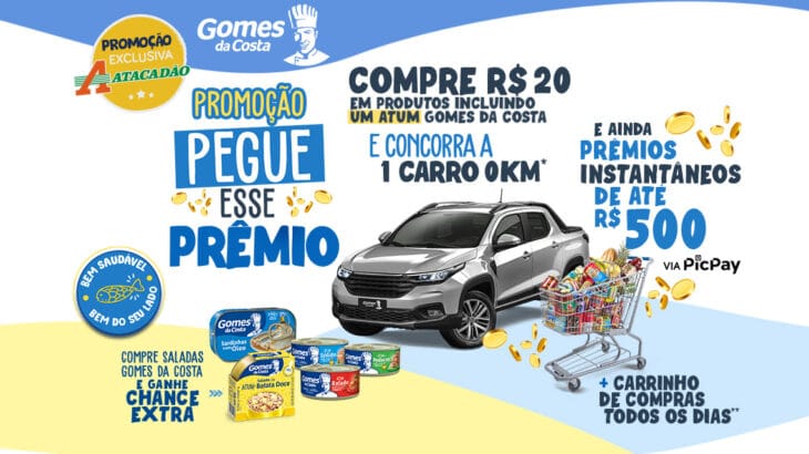 Promoção Gomes da Costa Assaí Pegue Esse Prêmio