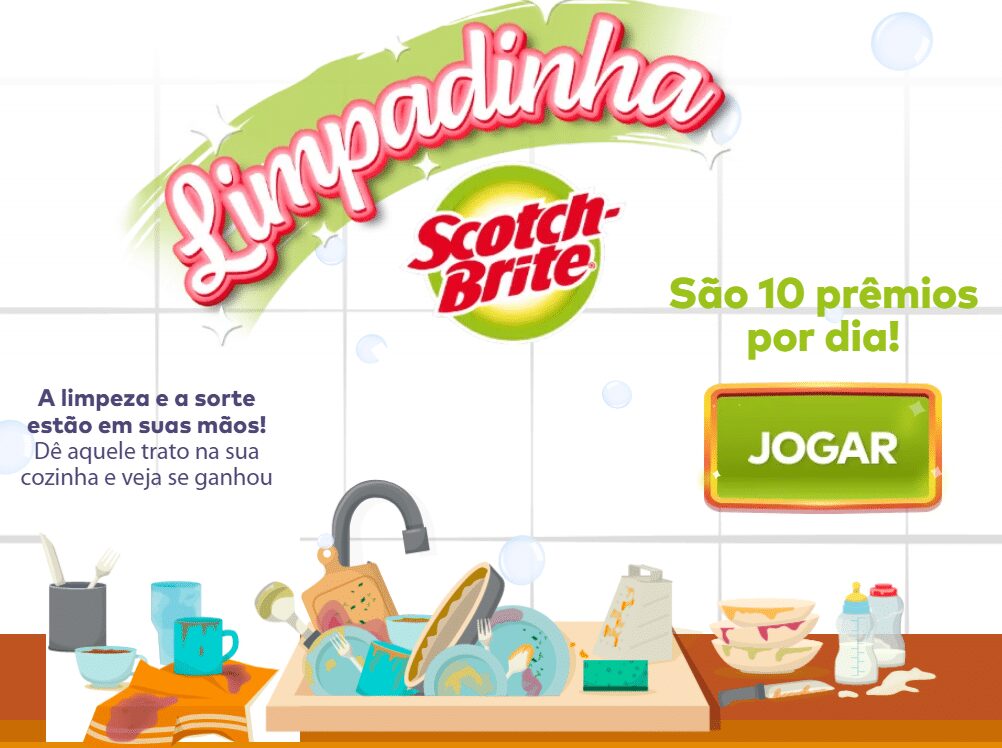 Limpadinha da sorte scotch brite