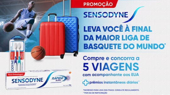 Promoção NBA Sensodyne: Você nas finais do maior campeonato de basquete do mundo