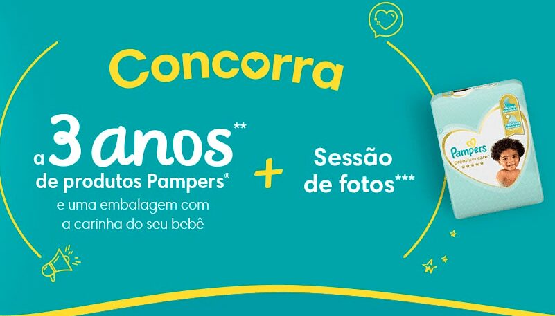 Promoção Pampers me patrocina 2022