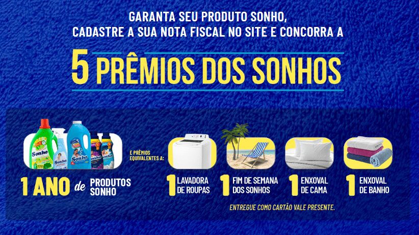 Promoção 5 Sonhos em 1