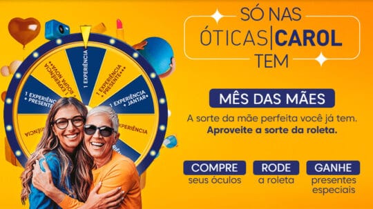 Promoção Óticas Carol 2022 Roleta Premiada